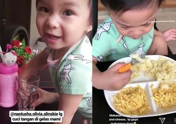 Ini 6 Gaya Paling Nyeleneh Nastusha, Anak Chelsea Olivia Saat Makan, Semua Jadi Pengen Punya Anak!