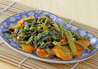 Bakalan Tidak Percaya Kalau Tumis Kangkung Bumbu Kari Bisa Selezat Ini