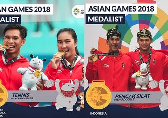 Uang Tunai Hingga Rumah, ini Bonus yang Didapat Peraih Medali Emas