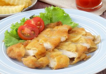 Chicken Schnitzel Pasti Bikin Santap Siang Nanti Jadi Lebih Spesial, Langsung Buat dengan Resep Berikut