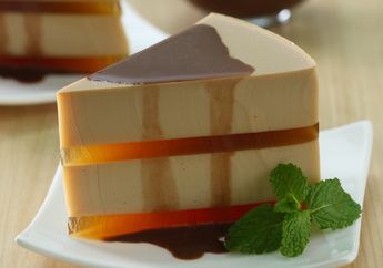 Resep Mudah Puding Moccachino Karamel Untuk Dessert Istimewa Keluarga Malam Ini