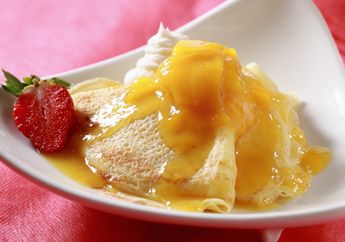 Kudapan Praktis Anak Untuk Malam Ini Bisa Kita Hadirkan Dengan Resep Manggo Crepes Ini