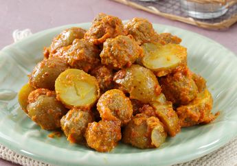 Rendang Bola Bola Daging Lezat Ini Tampil Beda, Tapi Tetap Dengan Lezatnya Sama