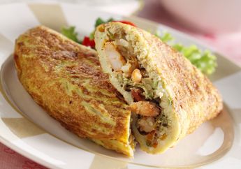 Resep Turn Over Omelette Enak, Menu Sarapan Praktis yang Rasanya Lezat Abis
