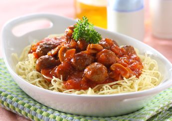 Resep Angel Hair Meat Ball Sauce Enak, Menu Sarapan Andalan Untuk Akhir Pekan