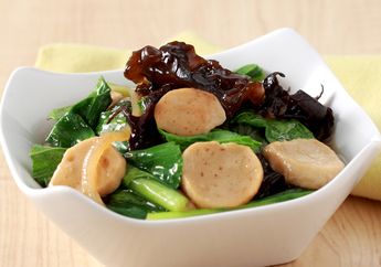 Resep Cah Caisim Jamur Kuping Enak Ini Bikin Makan Siang Semakin Sempurna