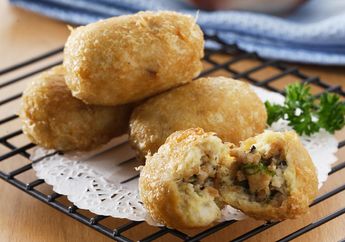 Super Enak Talas Goreng Keju Isi Ayam Teman Minum Teh di Sore Hari
