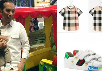 Ayahnya Bos Katering dan Martabak, Fashion Cucu Jokowi Bagai Bayi Konglomerat, Sepatunya Saja 5,7 Juta