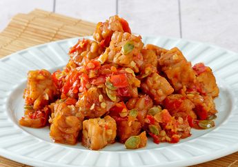 Sedap Pedasnya, Tempe Bumbu Merah Pas untuk Menu Pelengkap Siang Ini