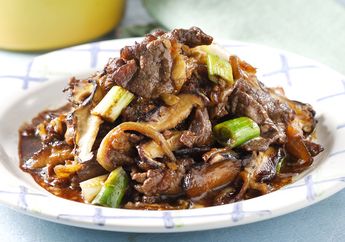 Lezatnya Daging Tumis Kecap Jamur Bisa Kita Sajikan dengan Resep Ini