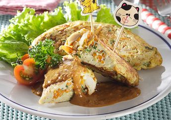 Resep Omelet Sayur Saus Pecel, Menu Sarapan Seru Untuk Keluarga Tercinta