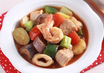 Seafood Caponata, Olahan Ikan Dan Udang Yang Lezatnya Boleh Diadu!
