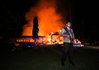 Gempa Tsunami Palu: Ratusan Napi di Rutan Donggala Mengamuk Bakar Rutan dan Kabur