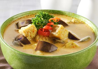 Resep Sayur Terong Gurih Enak, Kuah Gurihnya Cocok Disantap Malam Hari
