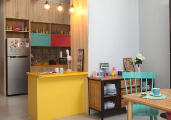 Masak Makin Semangat dengan Dapur Warna-warni yang Ceria ini
