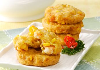 Resep Perkedel Jagung Dan Udang Enak, Hidangan Pelengkap Primadona Seiisi Rumah