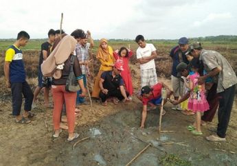Warga Cilacap Dikejutkan dengan Munculnya Sumur Misterius Mirip Kawah, Begini Penjelasannya