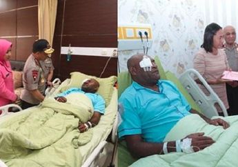 Berdiri Tegar Saat Mata Tertancap Panah, Polisi Ini Diberi Kenaikan Pangkat Luar Biasa