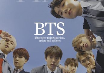 Keren! BTS Jadi Boyband Kpop Pertama yang Tampil di Cover Majalah Time