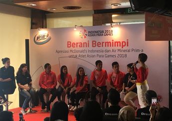 McDonald's Beri Penghargaan untuk Para Peraih Medali di Cabor Renang Asian Para Games 2018