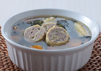 Resep Masak Rolade Seaweed Soup, Sup Hangat yang Sayang Dilewatkan