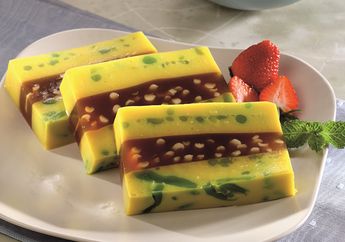 Resep Puding Labu Bintik Cendol Enak, Cocok Jadi Dessert Makan Malam