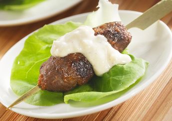 Resep Memasak Sate Pentul Daging Saus Yoghurt, Olahan Sate yang Tampil Beda