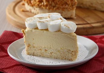 Resep Cake: Membuat Nougat Marshmallow Cheese Cake, Cake Istimewa untuk Akhir Pekan