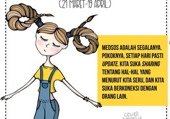 Intip Yuk! Begini Perilaku Kita di Medsos dilihat dari Zodiak