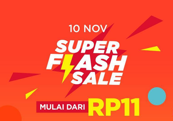 Harga Barang Mulai Rp 11 Rupiah di Shopee Saat Flash Sale 11 November