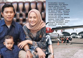 Pesawat Lion Air yang Ditumpangi Suaminya Bermasalah, Begini Reaksi Nina Zatulini yang Sedang Suapi Anak di Rumah