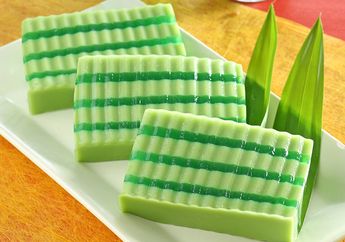Resep Membuat Puding Pandan Lapis, Lembutnya Sungguh Tak Biasa