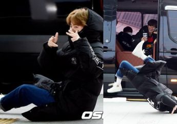 Terungkap! Ini Alasan Suho EXO Lakukan Aksi Rolling di Bandara Incheon