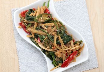 Resep Masak Cah Horenso Rebung Taoco, Sajian Kilat yang Pasti Nikmat di Lidah