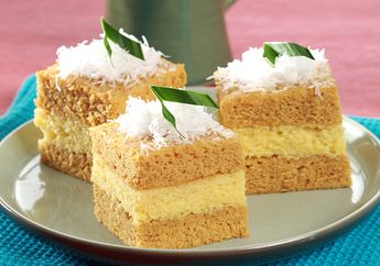 Resep Membuat Cake Kukus Kelapa Gula Merah, Kelembutannya Bikin Pagi Hari Semakin Ceria