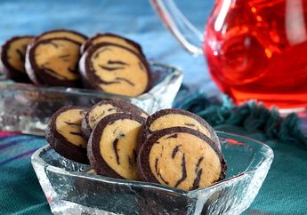 Resep Membuat Kue Kering Gulung Marmer, Kue Kering Natal yang Lebih Meriah