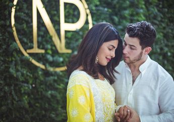 Deretan Gaun Pernikahan Priyanka Chopra, Sari yang Colorful hingga Veil Pengantin Sepanjang 23 Meter