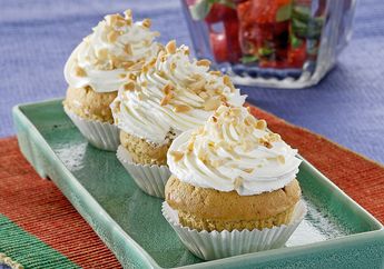 Resep Cup Cake Kapucino Kacang Enak, Aromanya Bikin Pengen Segera Cicip