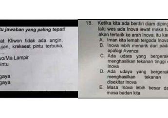 Viral! Soal UAS Fisika di SMA Cirebon Bukannya Susah Malah Bikin Ngakak
