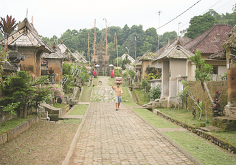 Ada Larangan Berpoligami, Inilah Arsitektur Rumah Bali di Desa Terbersih di Dunia