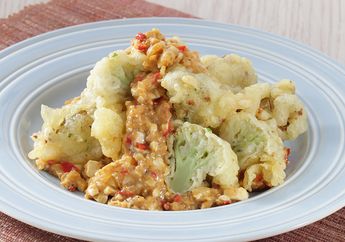 Resep Kembang Kol Goreng Telur Asin Enak Ini Berhasil Bikin Si Kecil Makan Sayur