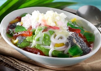 Resep Membuat Es Bubur Hijau Campur, Kesegaran Istimewa yang Tersaji Dalam Satu Mangkuk