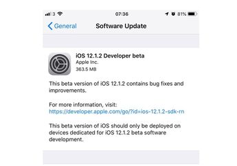 Apple Rilis iOS 12.1.2 Developer Beta 1