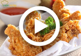 (Video) Resep Membuat Fried Chicken Wing Ala Restoran Cepat Saji, Enaknya Bikin Mau Tambah Nasi!