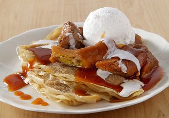 Resep Mudah Crepes Pisang Gula Merah Ini Manisnya Cocok Disantap Pagi Hari