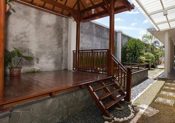 Tips Bangun Gazebo, Pilih Kayu Kamper pada Lantai, Jangan Lupa Perhatikan Skala Ruang!