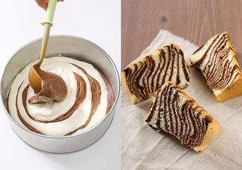 Cara Membuat Motif Zebra Cake, Semua Pasti Bisa Karena Caranya Super Mudah!