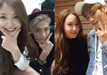 Momen Manis Jonghyun SHINee Bareng Krystal f(x) dan Yeri Red Velvet
