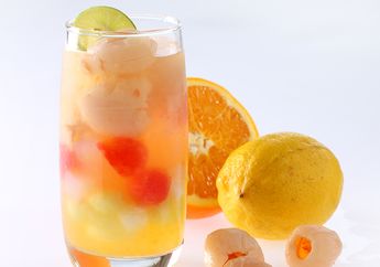Resep Es Jeruk Buah Leci Enak, Kesegaran Buah Hadir Dalam Satu Gelas