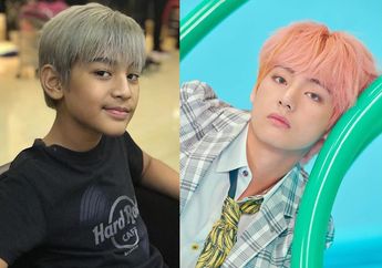 Sering Dibilang Mirip V BTS, Intip Kecenya Gaya Makan Kenzi Taulany, Putra Andre Taulany